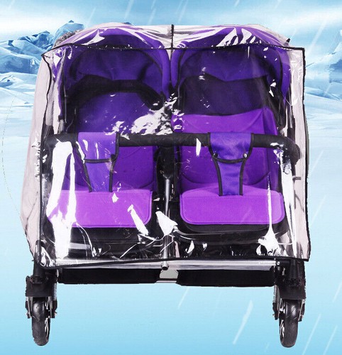 Twin stroller rain cover - twin,
