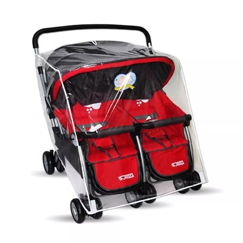 Double buggy rain cover - rain,