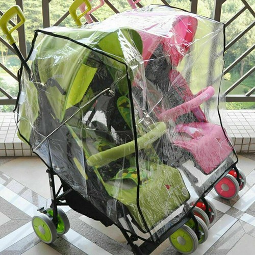 Twin stroller rain cover - stroller,
