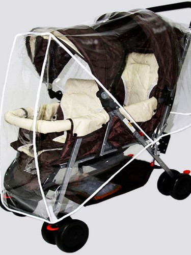 Twin stroller rain - rain, cover